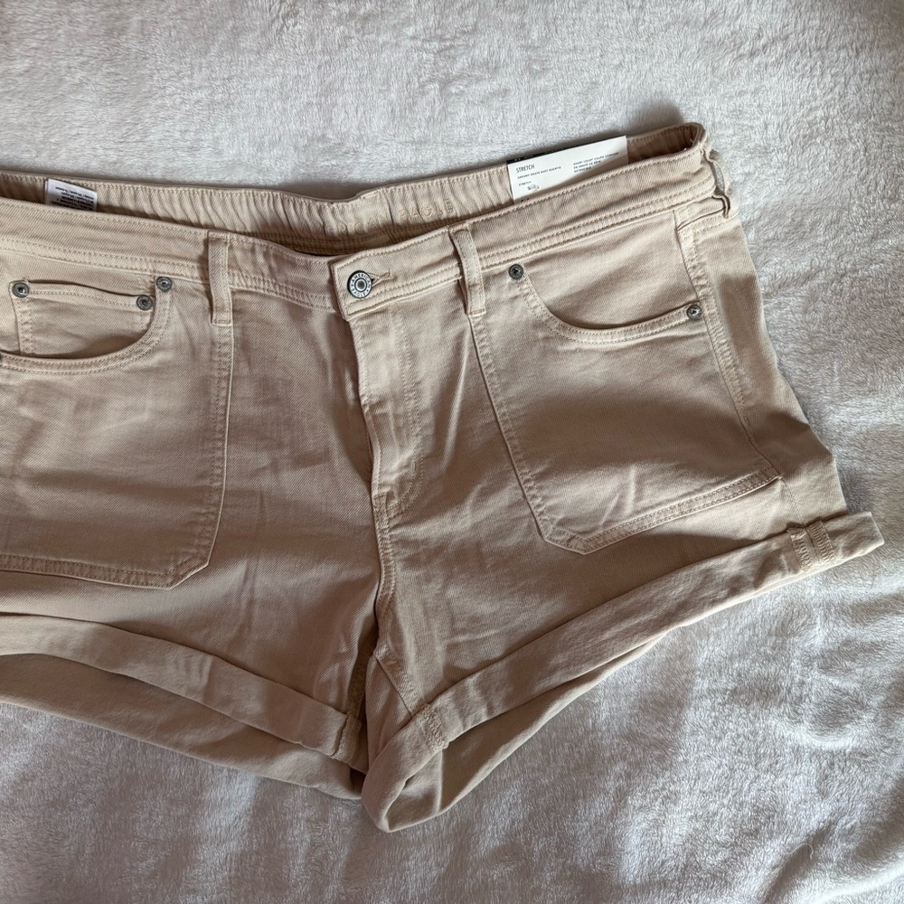 American Eagle Outfitters Tan Jean Shorts